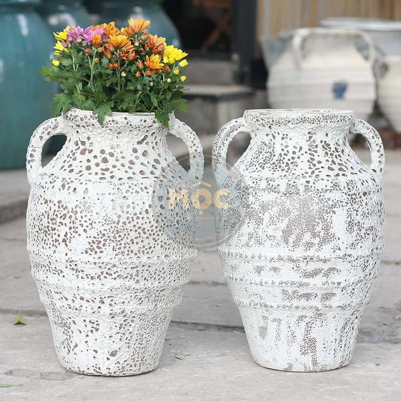 Trang Trí | 3158 Atlantic Bình 2 Quai 35x35x50 M22