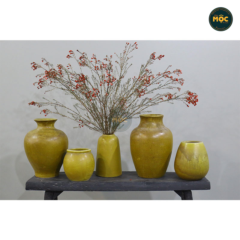 Cắm Hoa Tươi | Mờ | 3570 Bình Hoa Bốn Mùa 25x25x39 M14