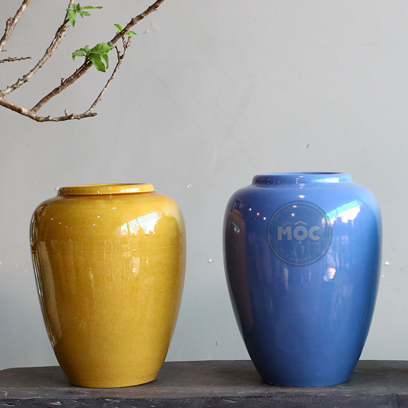 Cắm Hoa Tươi | Bóng | 3572 Bình Hoa Bốn Mùa 25x25x33 M15