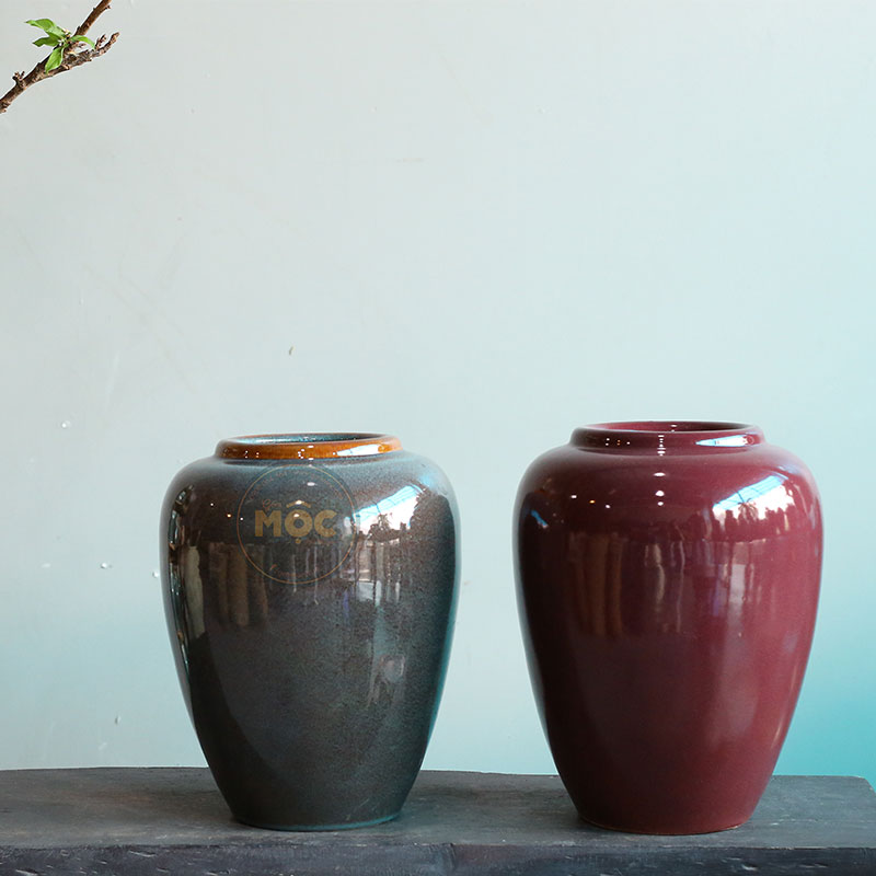 Cắm Hoa Tươi | Bóng | 3572 Bình Hoa Bốn Mùa 25x25x33 M15