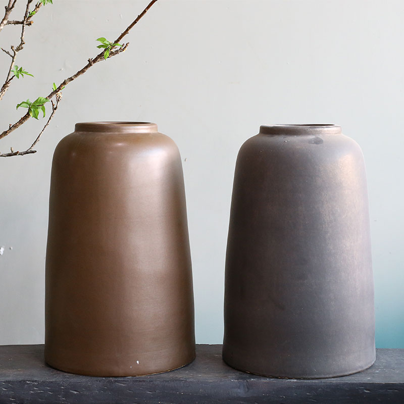 Cắm Hoa Tươi | Mờ | 3742 Bình Hoa Bốn Mùa Chuông H32 20x20x32 M10