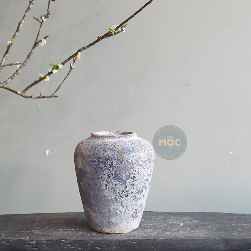 Cắm Hoa Tươi | 3303 Atlantic Bình Thon Men Lòng 22x22x27 M13