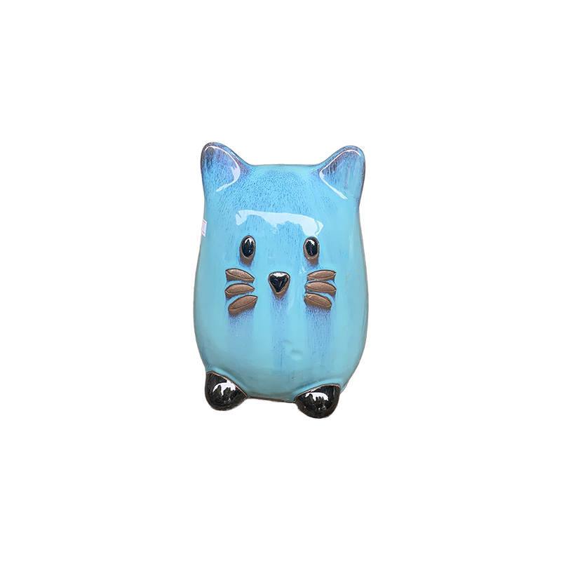 3512 Gốm Thú Loại 2 Đồng Giá 80K Mèo Xanh 14x13x20