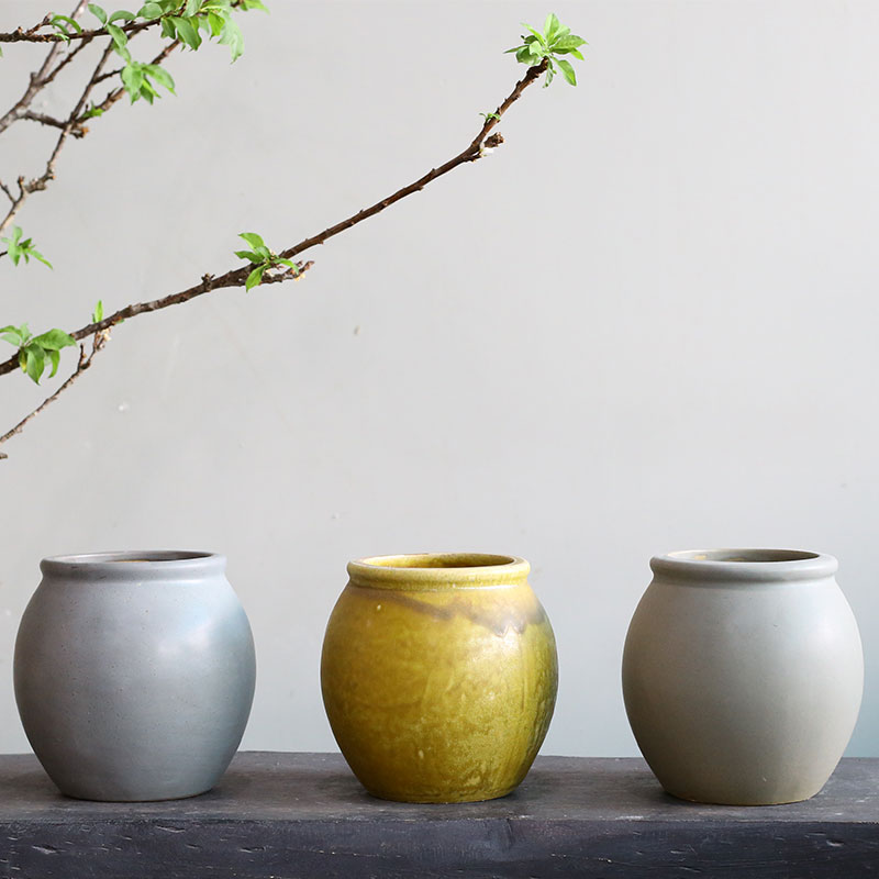 Cắm Hoa Tươi | Mờ | 3577 Bình Hoa Bốn Mùa 19x19x19 M14