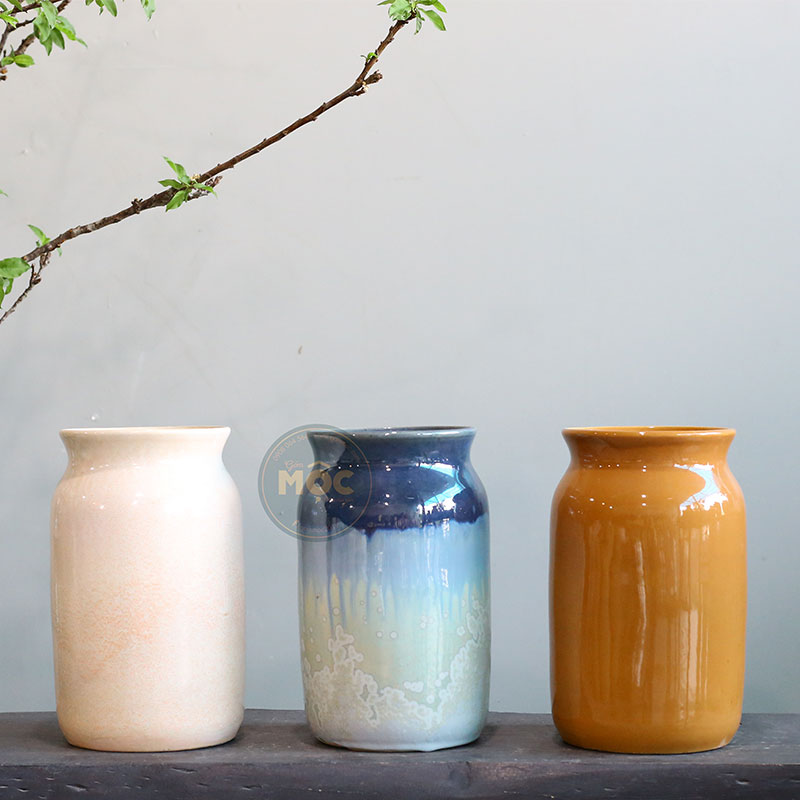 Cắm Hoa Tươi | Bóng | 4069 Bình Hoa Bốn Mùa 17x17x28 M15