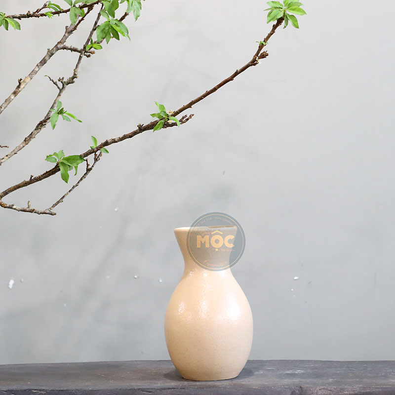 Cắm Hoa Tươi | Mờ | 4044 Bình Bầu 15x15x28 M10